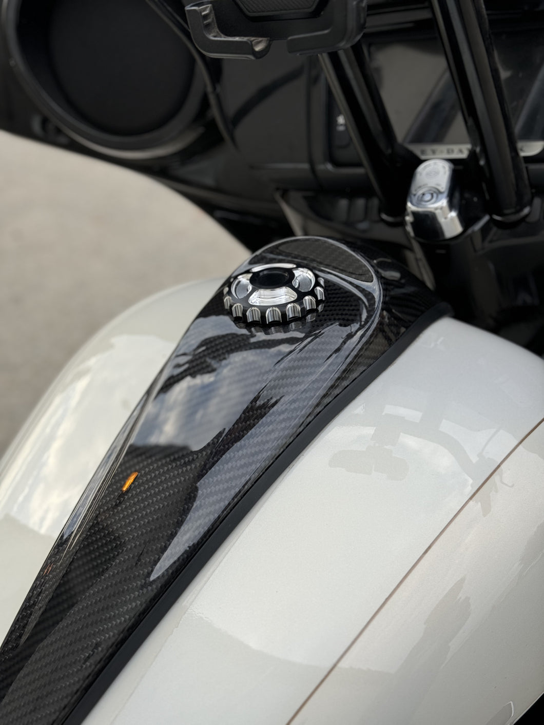 Carbon dash cover 2008-2020 Harley Touring Model